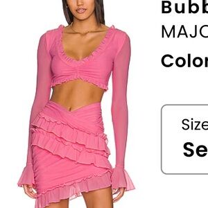 Majorelle mesh top